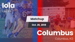Matchup: Iola vs. Columbus  2018