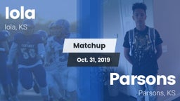 Matchup: Iola vs. Parsons  2019
