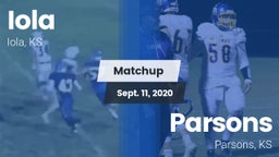 Matchup: Iola vs. Parsons  2020