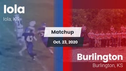 Matchup: Iola vs. Burlington  2020