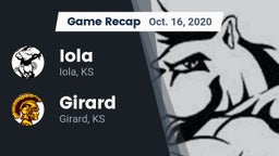 Recap: Iola  vs. Girard  2020