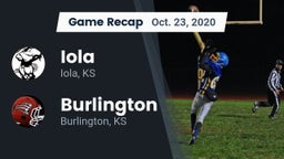 Recap: Iola  vs. Burlington  2020