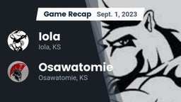 Recap: Iola  vs. Osawatomie  2023