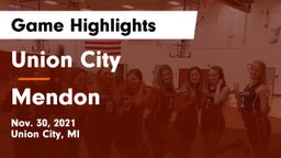 Union City  vs Mendon  Game Highlights - Nov. 30, 2021