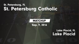 Matchup: St. Petersburg Catho vs. Lake Placid  2016