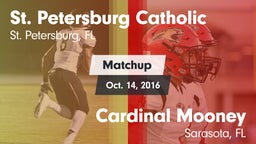 Matchup: St. Petersburg Catho vs. Cardinal Mooney  2016