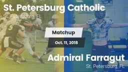 Matchup: St. Petersburg Catho vs. Admiral Farragut  2018