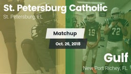 Matchup: St. Petersburg Catho vs. Gulf  2018