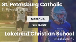 Matchup: St. Petersburg Catho vs. Lakeland Christian School 2019