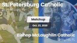 Matchup: St. Petersburg Catho vs. Bishop McLaughlin Catholic  2020