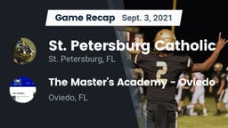 Recap: St. Petersburg Catholic  vs. The Master's Academy - Oviedo 2021