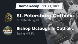 Recap: St. Petersburg Catholic  vs. Bishop McLaughlin Catholic  2022