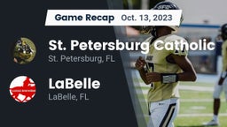 Recap: St. Petersburg Catholic  vs. LaBelle  2023