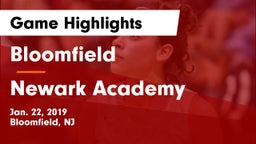 Bloomfield  vs Newark Academy  Game Highlights - Jan. 22, 2019