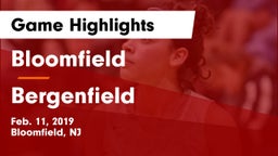 Bloomfield  vs Bergenfield  Game Highlights - Feb. 11, 2019