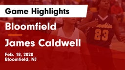 Bloomfield  vs James Caldwell  Game Highlights - Feb. 18, 2020