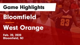 Bloomfield  vs West Orange  Game Highlights - Feb. 20, 2020