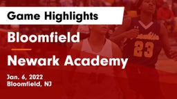 Bloomfield  vs Newark Academy Game Highlights - Jan. 6, 2022