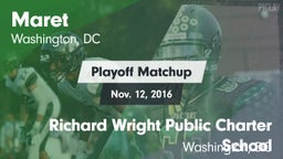 Matchup: Maret vs. Richard Wright Public Charter School  2016