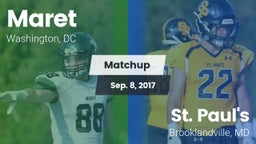 Matchup: Maret vs. St. Paul's  2017