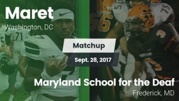 Matchup: Maret vs. Maryland School for the Deaf  2017
