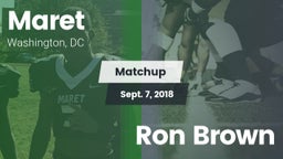 Matchup: Maret vs. Ron Brown 2018