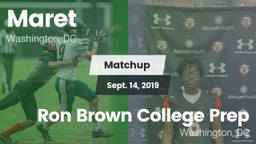 Matchup: Maret vs. Ron Brown College Prep  2019