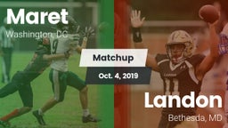 Matchup: Maret vs. Landon  2019
