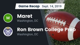 Recap: Maret  vs. Ron Brown College Prep  2019