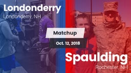 Matchup: Londonderry vs. Spaulding  2018