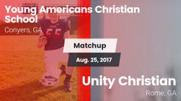 Matchup: Young Americans Chri vs. Unity Christian  2017