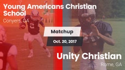 Matchup: Young Americans Chri vs. Unity Christian  2017