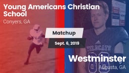 Matchup: Young Americans Chri vs. Westminster  2019