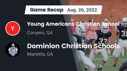 Recap: Young Americans Christian School vs. Dominion Christian Schools 2022