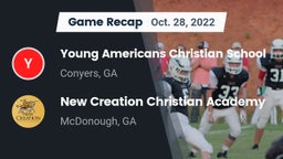 Recap: Young Americans Christian School vs. New Creation Christian Academy 2022