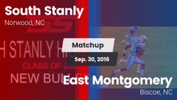 Matchup: South Stanly vs. East Montgomery  2016