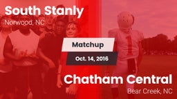 Matchup: South Stanly vs. Chatham Central  2016