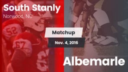Matchup: South Stanly vs. Albemarle 2016