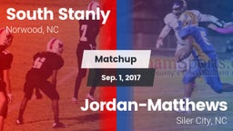 Matchup: South Stanly vs. Jordan-Matthews  2017