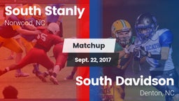 Matchup: South Stanly vs. South Davidson  2017