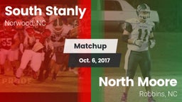 Matchup: South Stanly vs. North Moore  2017