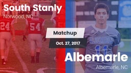 Matchup: South Stanly vs. Albemarle  2017