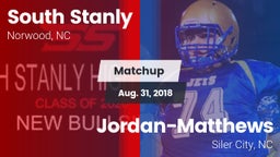Matchup: South Stanly vs. Jordan-Matthews  2018