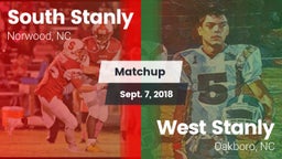Matchup: South Stanly vs. West Stanly  2018