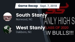 Recap: South Stanly  vs. West Stanly  2018