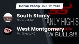 Recap: South Stanly  vs. West Montgomery  2018