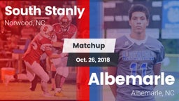 Matchup: South Stanly vs. Albemarle  2018