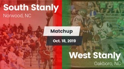 Matchup: South Stanly vs. West Stanly  2019