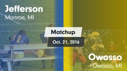 Matchup: Jefferson vs. Owosso  2016
