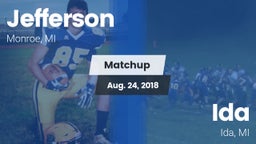 Matchup: Jefferson vs. Ida  2018